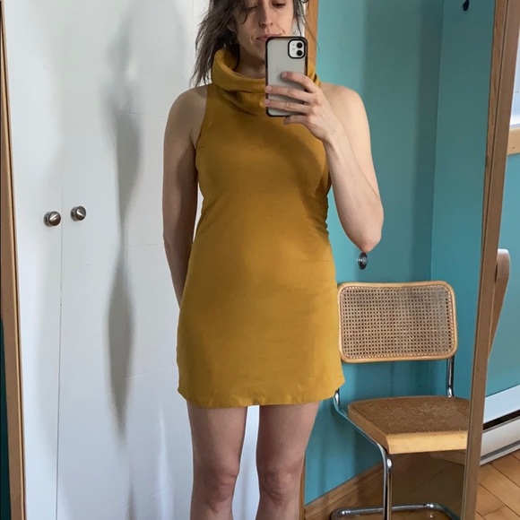 American Apparel mustard dress - Picture 2 of 8